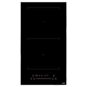 MIKA Built-In Induction Hob, 30cm, 2 Cooking Zones, Black Glass