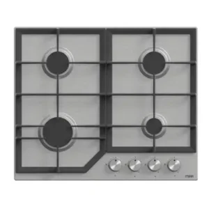 MIKA Built-In Gas Hob, 60cm, 4 Gas, Stainless Steel