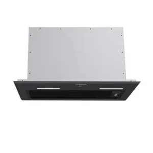 MIKA Under Cabinet Recessed Hood, 52cm, 630 m³/h, Touch Control, Black Glass