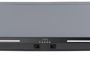 MIKA Under Cabinet Recessed Hood, 90cm, 800 m³/h, Button Control, Black