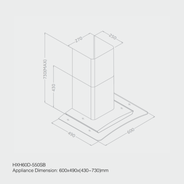 Haier Kitchen Chimney Hood - Image 2
