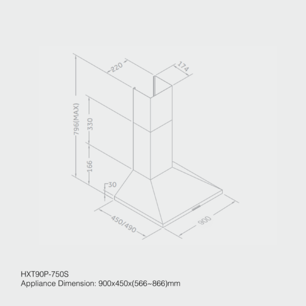 Haier Kitchen Chimney Hood - Image 2