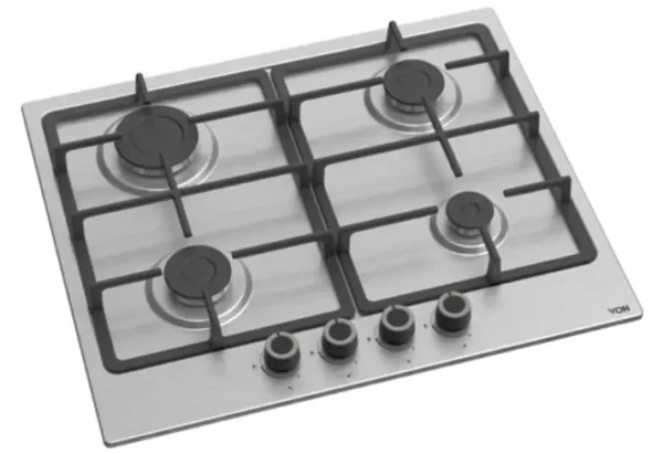 Von 4 Gas Hob - 60cm, Stainless