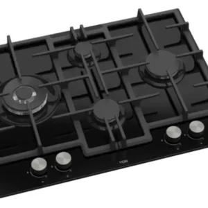 Von 4 Gas Hob 65cm - Glass