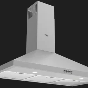 Von Built-in Chimney Hood, 90cm - Stainless Steel