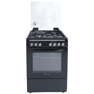 3G+1E 60X60 BLACK COOKER