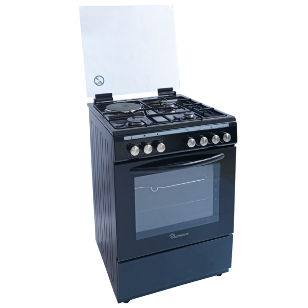 3G+1E 60X60 BLACK COOKER - Image 3
