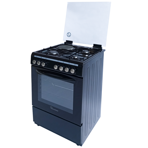 3G+1E 60X60 BLACK COOKER - Image 4