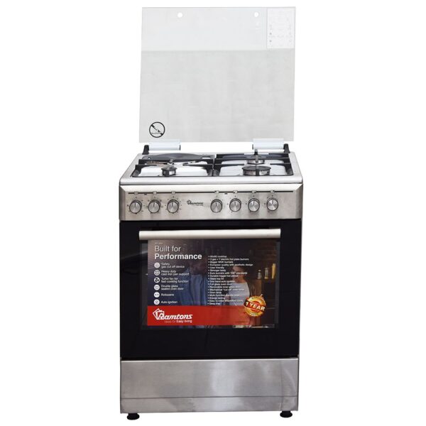3G+1E 60X60 INOX COOKER