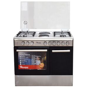4GAS + 2 ELECTRIC 90X60 INOX COOKER