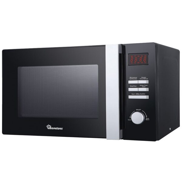 25 LITRES MICROWAVE+GRILL BLACK