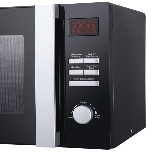 25 LITRES MICROWAVE+GRILL BLACK - Image 2