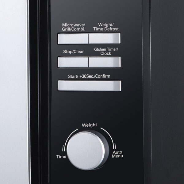 25 LITRES MICROWAVE+GRILL BLACK - Image 3