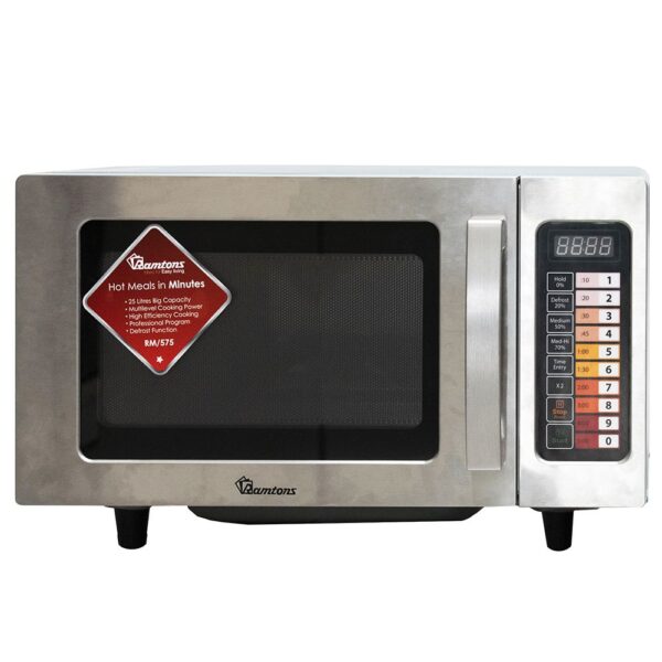 25 LITRES COMMERCIAL MICROWAVE SILVER