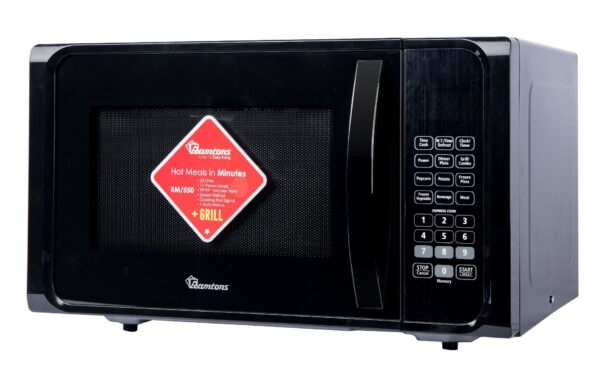 23 LITRES MICROWAVE+GRILL BLACK - Image 3